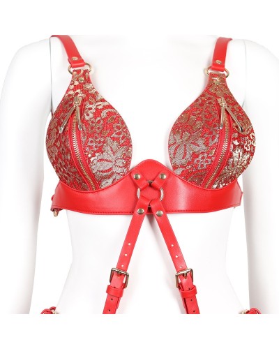 Body Palomina Rouge Doré sextoys et accessoires sur La Boutique du Hard