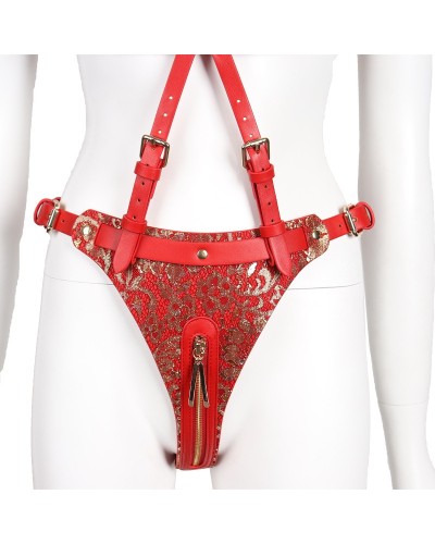 Body Palomina Rouge Doré sextoys et accessoires sur La Boutique du Hard