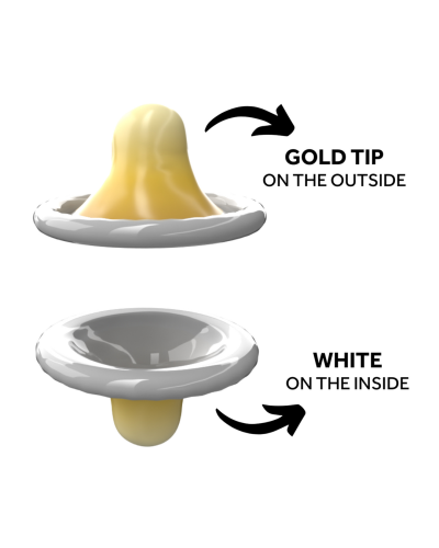 Préservatifs Rightway Gold 53mm x12 sextoys et accessoires sur La Boutique du Hard