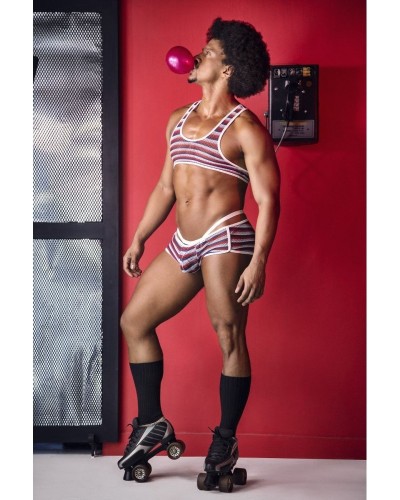 Ensemble Luniros Bleu Blanc Rouge sextoys et accessoires sur La Boutique du Hard