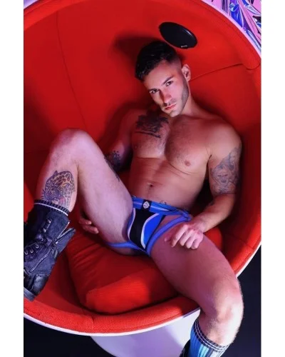 Jockstrap Circuit Breaker Bleu sextoys et accessoires sur La Boutique du Hard