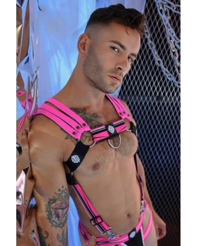 Harnais Circuit Breaker Rose sextoys et accessoires sur La Boutique du Hard