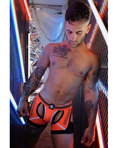 Jock Boxer Circuit Breaker Orange neon sextoys et accessoires sur La Boutique du Hard