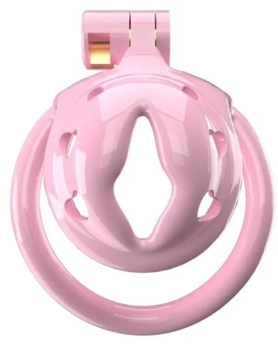 Cage de chasteté Sissy Heart 3 x 3.4cm Rose sextoys et accessoires sur La Boutique du Hard
