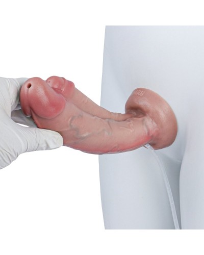 Double Gode Éjaculateur Dubdick 18 x 6.1cm sextoys et accessoires sur La Boutique du Hard