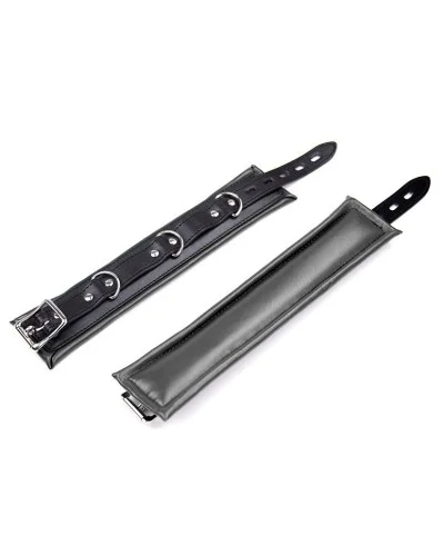 Kit Barre de maintien Collier et Menottes Simply Dom Noir sextoys et accessoires sur La Boutique du Hard