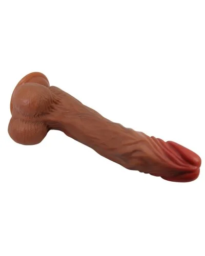 Gode Vibrant à Poussée Calisto 18 x 4.3 cm Marron sextoys et accessoires sur La Boutique du Hard
