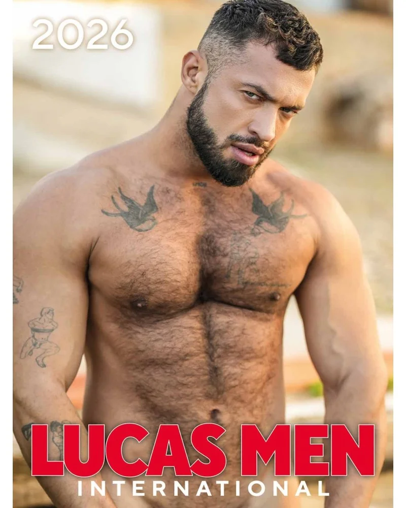 Calendrier 2026 Lucas men international sextoys et accessoires sur La Boutique du Hard