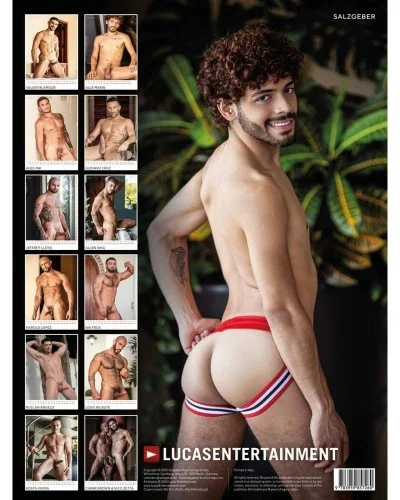Calendrier 2026 Lucas men international sextoys et accessoires sur La Boutique du Hard
