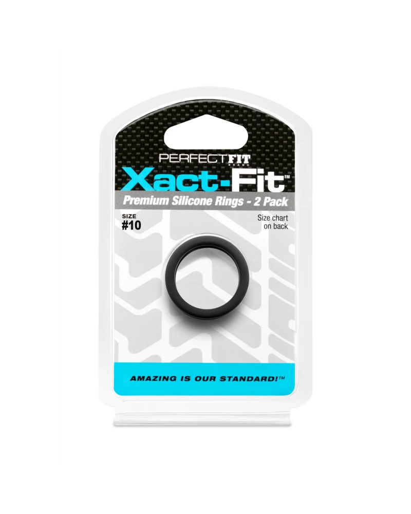 Lot de 2 Cockrings Xact-Fit n°10 - Diamètre 25mm sextoys et accessoires sur La Boutique du Hard