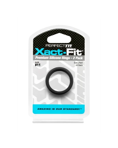 Lot de 2 Cockrings Xact-Fit n°11 - Diamètre 28mm sextoys et accessoires sur La Boutique du Hard