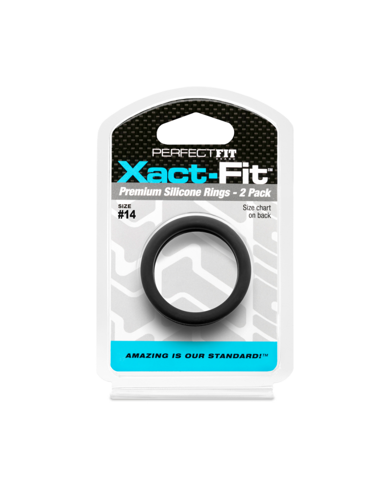 Lot de 2 Cockrings Xact-Fit n°14 - Diamètre 35mm sextoys et accessoires sur La Boutique du Hard