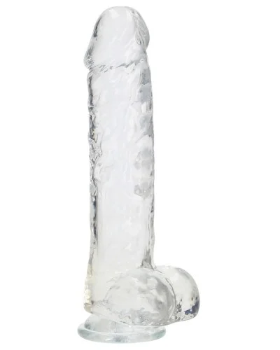 Gode Crystal Clear 21x 5.5cm Transparent sextoys et accessoires sur La Boutique du Hard