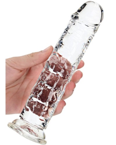 Gode Transparent Crystal Clear 19.5 x 4.3cm  sextoys et accessoires sur La Boutique du Hard