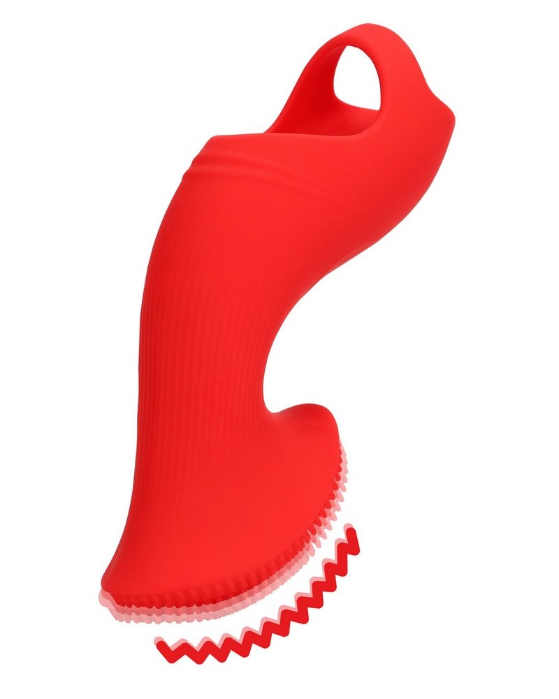 Gaine de Doigt Vibrante Lever de soleil rouge sextoys et accessoires sur La Boutique du Hard