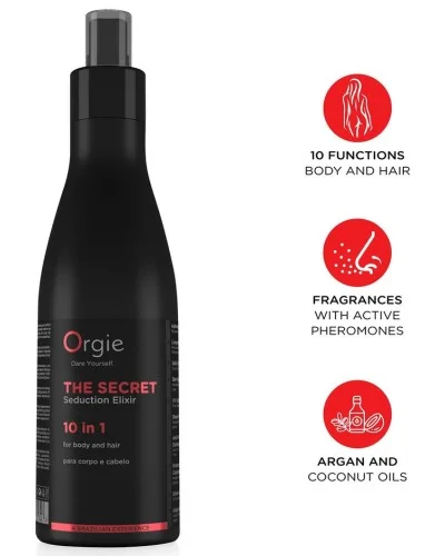 Lotion Corps et Cheveux THE SECRET SEDUCTION ELIXIR 200ml sextoys et accessoires sur La Boutique du Hard