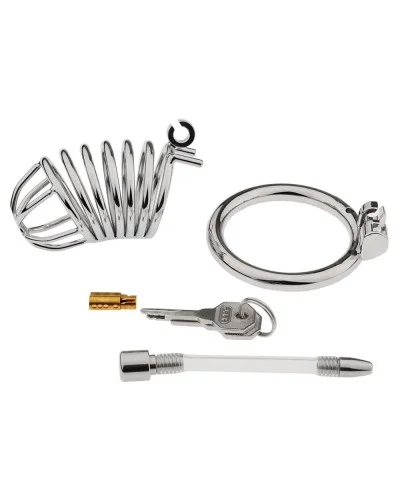 Cage de chasteté Reegik avec Tige d'urètre 8.5 x 3.5cm sextoys et accessoires sur La Boutique du Hard