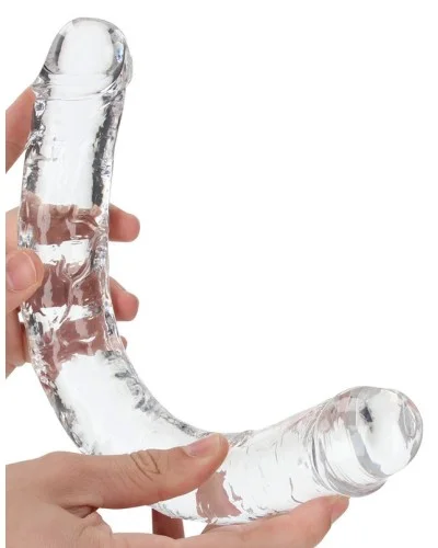 Double Gode CRYSTALDONG 34 x 3.8cm Transparent sextoys et accessoires sur La Boutique du Hard