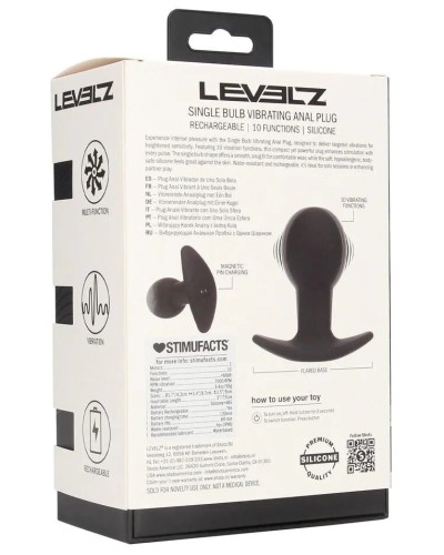 Plug vibrant Single Bulb 7.5 x 4.2 cm sextoys et accessoires sur La Boutique du Hard