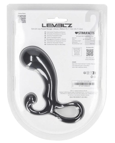 Stimulateur de prostate Bulb Ass M 9 x 3.3 cm Noir sextoys et accessoires sur La Boutique du Hard