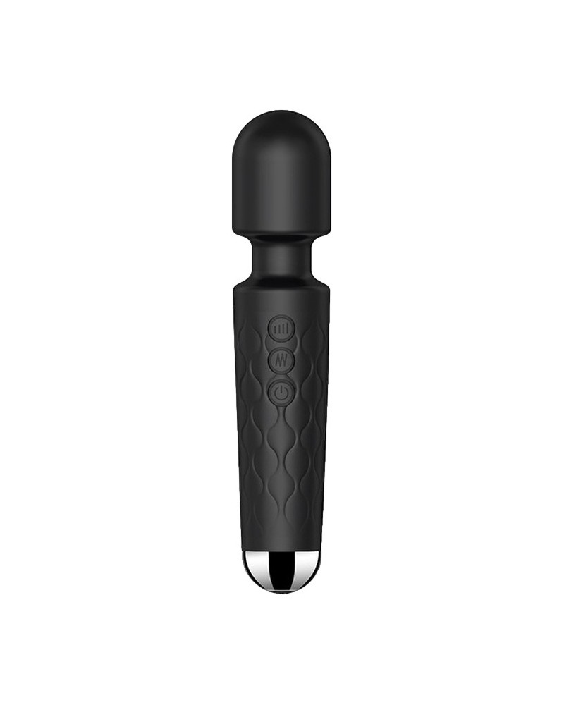 Wand Beautylit 20cm Tête 42mm Noir sextoys et accessoires sur La Boutique du Hard