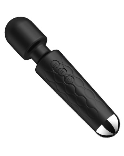 Wand Beautylit 20cm Tête 42mm Noir sextoys et accessoires sur La Boutique du Hard