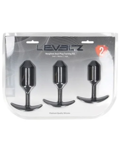Lot de 3 Plugs lestés Weighty sextoys et accessoires sur La Boutique du Hard