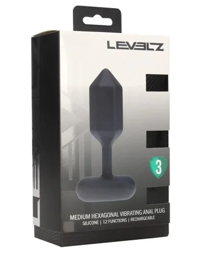 Plug Hexagonass M 10x 3.5cm sextoys et accessoires sur La Boutique du Hard