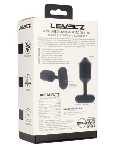 Plug Hexagonass M 10x 3.5cm sextoys et accessoires sur La Boutique du Hard