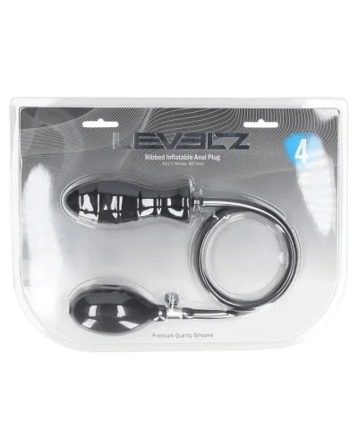 Plug gonflable Ribbed Levelz 9 x 4cm sextoys et accessoires sur La Boutique du Hard