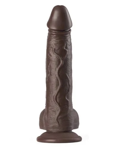 Gode Vibrant à Poussée Wardik 17 x 4cm Marron sextoys et accessoires sur La Boutique du Hard
