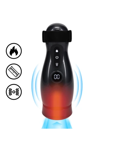 Masturbateur Virtuo Vibrations et Succion Noir sextoys et accessoires sur La Boutique du Hard