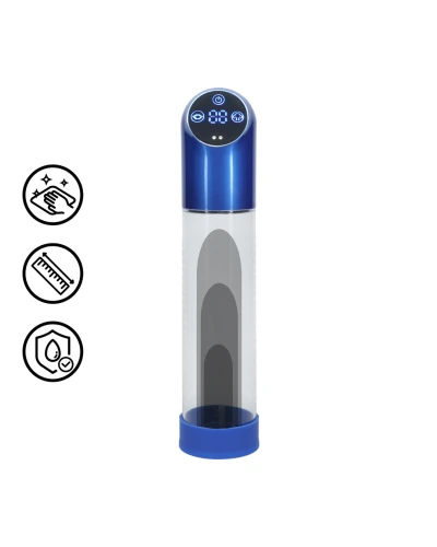 Pompe à pénis Autovac 20 x 5.8 cm Bleue sextoys et accessoires sur La Boutique du Hard