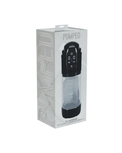 Masturbateur TechnoThrust Vibration et Succion Noir sextoys et accessoires sur La Boutique du Hard