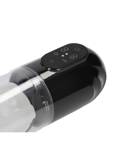 Masturbateur TechnoThrust Vibration et Succion Noir sextoys et accessoires sur La Boutique du Hard