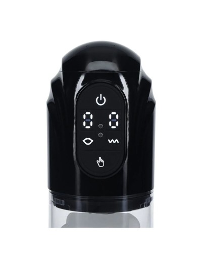 Masturbateur TechnoThrust Vibration et Succion Noir sextoys et accessoires sur La Boutique du Hard