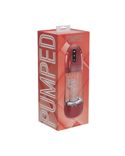 Masturbateur Sonicpull Vibrations et Succion Rouge sextoys et accessoires sur La Boutique du Hard