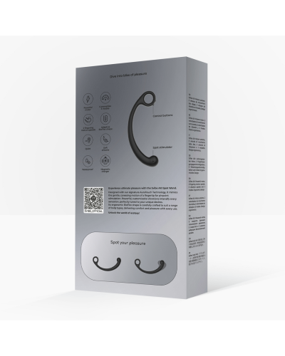 Stimulateur Prostatique Vibrant Axi 18 x 3.1cm Noir sextoys et accessoires sur La Boutique du Hard