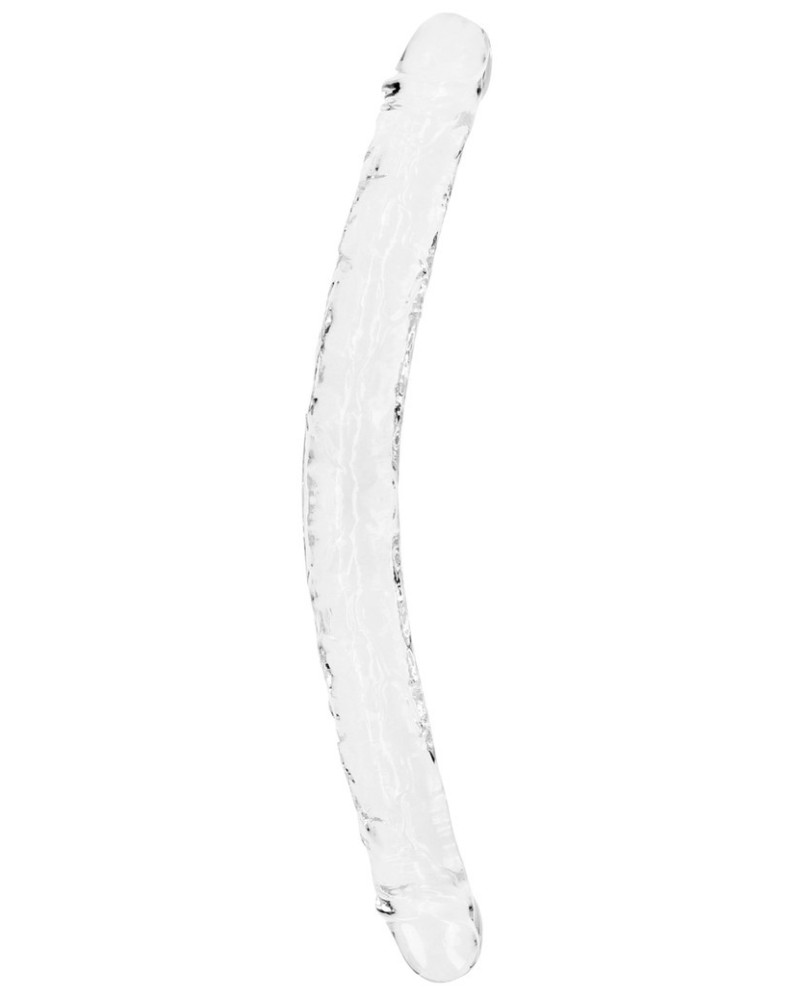 Double Gode CRYSTALDONG 45 x 4.3cm Transparent sextoys et accessoires sur La Boutique du Hard