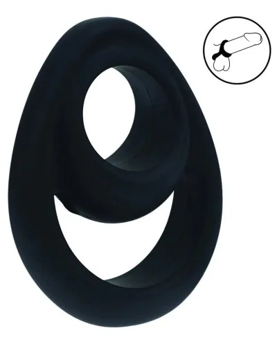 Ballstretcher Double Ergo Noir sextoys et accessoires sur La Boutique du Hard