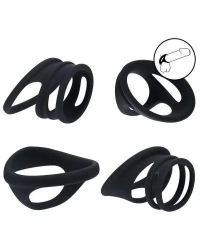 Lot de 4 Ballstretchers Morphup Noirs sextoys et accessoires sur La Boutique du Hard