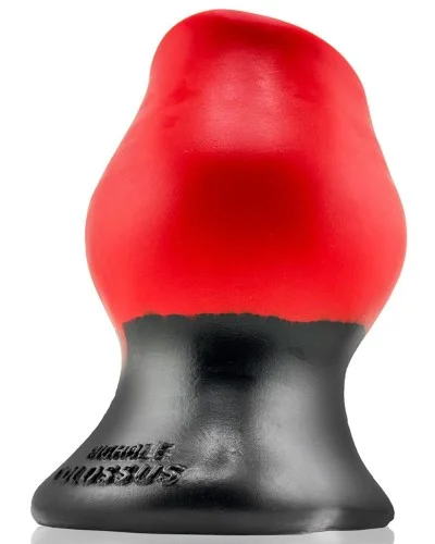 Plug Tunnel Super Max Pighole XXXL 15 x 11.5 cm Noir-Rouge sextoys et accessoires sur La Boutique du Hard