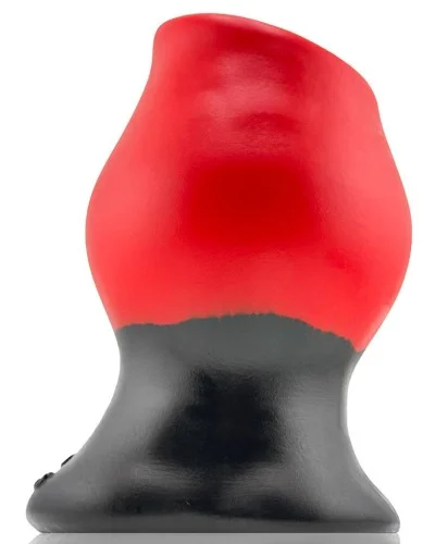 Plug Tunnel Colossus Pighole XXXXL 17 x 13.5 cm Noir-Rouge sextoys et accessoires sur La Boutique du Hard
