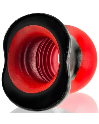Plug Tunnel Colossus Pighole XXXXL 17 x 13.5 cm Noir-Rouge sextoys et accessoires sur La Boutique du Hard