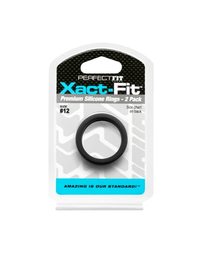 Lot de 2 Cockrings Xact-Fit n°12 - Diamètre 30mm sextoys et accessoires sur La Boutique du Hard