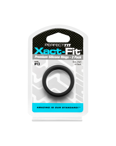 Lot de 2 Cockrings Xact-Fit n°13 - Diamètre 33mm sextoys et accessoires sur La Boutique du Hard
