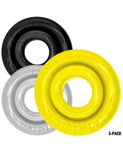 Lot de 3 Cockrings Rimringz Colorés sextoys et accessoires sur La Boutique du Hard