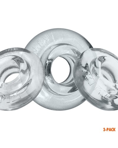 Lot de 3 Cockrings Rimringz Transparents sextoys et accessoires sur La Boutique du Hard