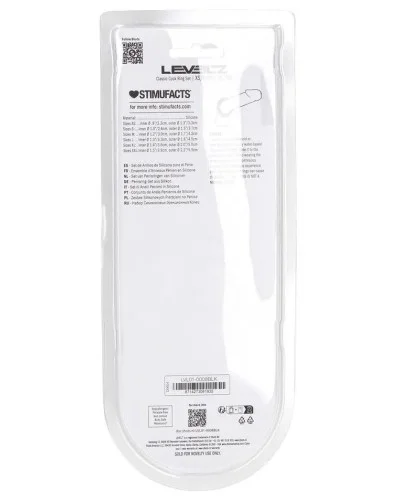 Lot de 6 Cockrings Silicone Classic Levelz 23-39mm sextoys et accessoires sur La Boutique du Hard