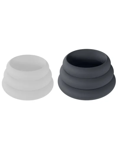 Lot de 3 Cockings Silicone Wide-O L-XXL 42-55mm sextoys et accessoires sur La Boutique du Hard